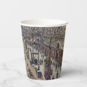 Camille Pissarro - Boulevard Montmartre, morgens Pappbecher (Rückseite)