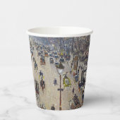 Camille Pissarro - Boulevard Montmartre, morgens Pappbecher (Links)