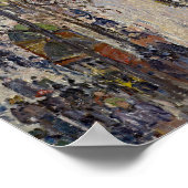 Camille Pissarro - Boulevard Montmartre, morgens Poster (Ecke)