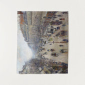 Camille Pissarro - Boulevard Montmartre, morgens Wandteppich (Vorderseite)