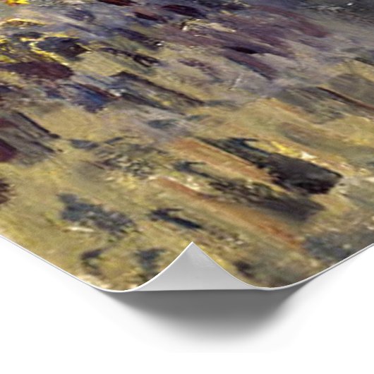 Camille Pissarro Boulevard Montmartre Poster (Ecke)