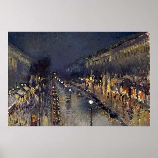 Camille Pissarro Boulevard Montmartre Poster (Vorne)