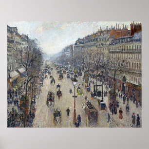 Camille Pissarro Boulevard Montmartre Poster