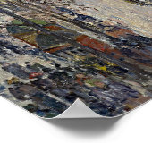 Camille Pissarro Boulevard Montmartre Poster (Ecke)