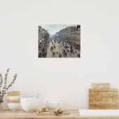 Camille Pissarro Boulevard Montmartre Poster (Küche)