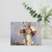 Camille Pissarro- Bouquet von Blume Postkarte (Stehend Vorderseite)