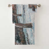 Camille Pissarro - Chataigniers a Louvecienne Badhandtuch Set (Insitu)