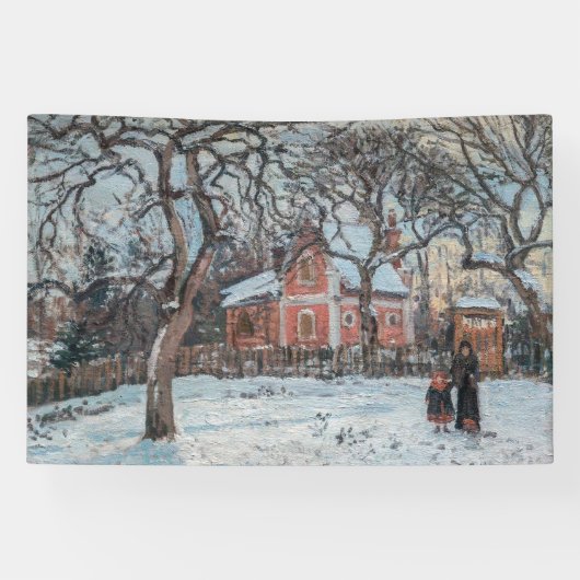 Camille Pissarro - Chataigniers a Louvecienne Banner (Horizontal)
