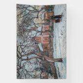 Camille Pissarro - Chataigniers a Louvecienne Banner (Vertikal)