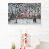 Camille Pissarro - Chataigniers a Louvecienne Banner (InSitu)