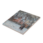 Camille Pissarro - Chataigniers a Louvecienne Fliese (Seite)