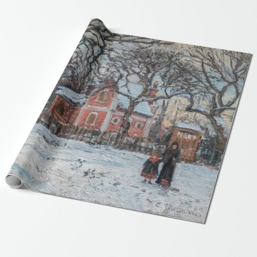 Camille Pissarro - Chataigniers a Louvecienne Geschenkpapier (Ungerollt)