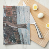 Camille Pissarro - Chataigniers a Louvecienne Geschirrtuch (Viertel Falte)