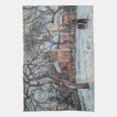 Camille Pissarro - Chataigniers a Louvecienne Geschirrtuch (Vertikal)