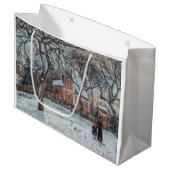 Camille Pissarro - Chataigniers a Louvecienne Große Geschenktüte (Vorderseite Schrägansicht)