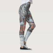 Camille Pissarro - Chataigniers a Louvecienne Leggings (Rechts)