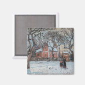 Camille Pissarro - Chataigniers a Louvecienne Magnet (Vorderseite/Rückseite)