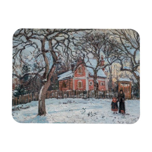 Camille Pissarro - Chataigniers a Louvecienne Magnet (Horizontal)