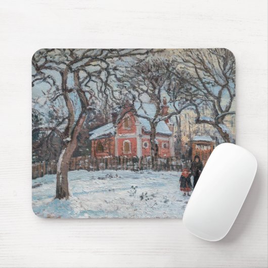 Camille Pissarro - Chataigniers a Louvecienne Mousepad (Mit Mouse)
