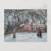 Camille Pissarro - Chataigniers a Louvecienne Postkarte (Vorderseite)