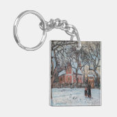 Camille Pissarro - Chataigniers a Louvecienne Schlüsselanhänger (Vorderseite links)