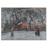 Camille Pissarro - Chataigniers a Louvecienne Schneidebrett (Vorderseite)