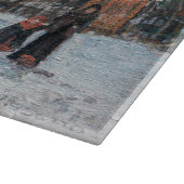 Camille Pissarro - Chataigniers a Louvecienne Schneidebrett (Ecke)