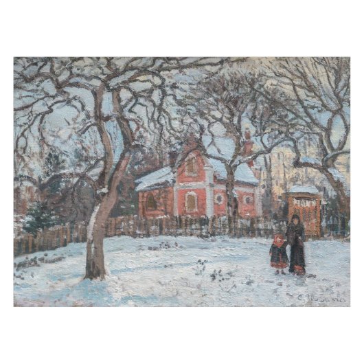 Camille Pissarro - Chataigniers a Louvecienne Tischdecke (Vorderseite (Horizontal))