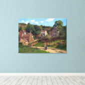 Camille Pissarro Das Erbe der Stadt Pontoise Leinwanddruck (Insitu (Holzboden))