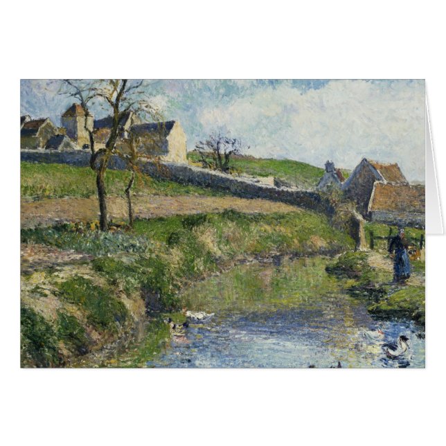 Camille Pissarro | Der Betrieb in Osny, 1883 (Vorderseite (Horizontal))