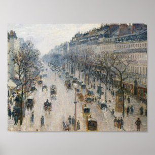 Camille Pissarro - Der Boulevard Montmartre Poster
