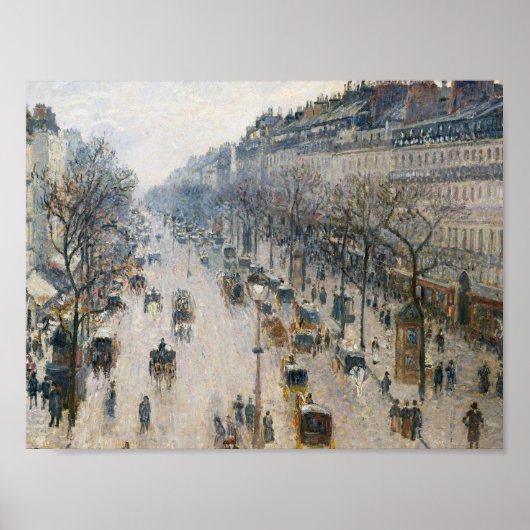 Camille Pissarro - Der Boulevard Montmartre Poster (Vorne)
