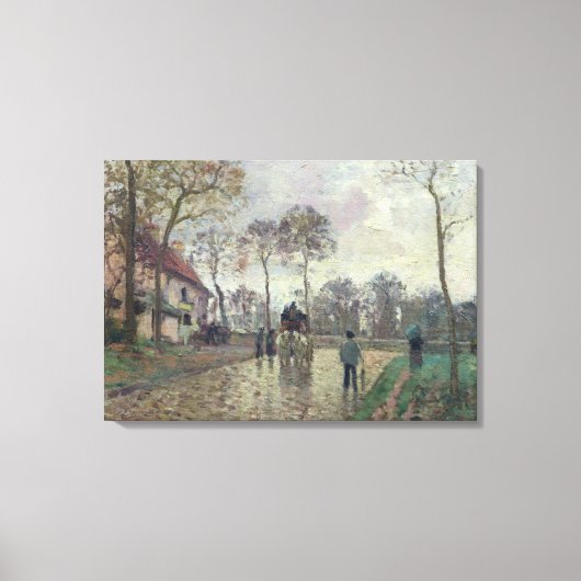 Camille Pissarro | Der Coach nach Louveciennes, 18 Leinwanddruck (Vorderseite)