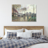 Camille Pissarro | Der Coach nach Louveciennes, 18 Leinwanddruck (Insitu (Schlafzimmer))
