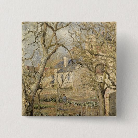 Camille Pissarro | der Gemüsegarten, 1878 Button (Vorderseite)