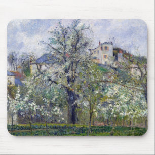 Camille Pissarro der Gemüsegarten mit Bäumen Mousepad