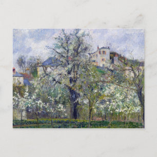 Camille Pissarro   der Gemüsegarten mit Bäumen Postkarte
