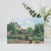 Camille Pissarro Der Künstlergarten in Eragny (Stehend Vorderseite)