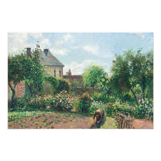 Camille Pissarro Der Künstlergarten in Eragny Fotodruck (Vorne)