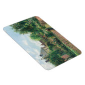 Camille Pissarro Der Künstlergarten in Eragny Magnet (Rechte Seite)