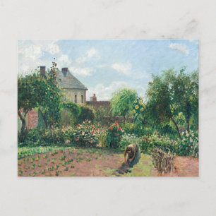 Camille Pissarro Der Künstlergarten in Eragny Postkarte