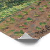 Camille Pissarro Der Künstlergarten zu Eragny Art Poster (Ecke)