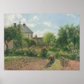 Camille Pissarro Der Künstlergarten zu Eragny Art Poster (Vorne)