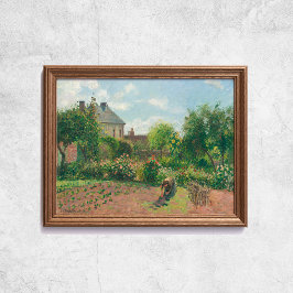 Camille Pissarro Der Künstlergarten zu Eragny Art Poster