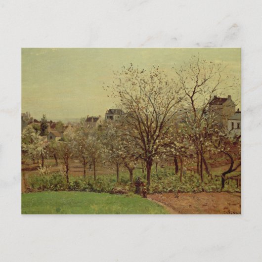 Camille Pissarro | Der Obstgarten, 1870 (Öl auf Ca Postkarte (Vorderseite)