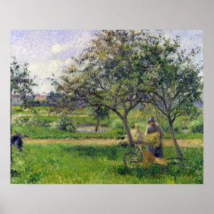 Camille Pissarro   Der Rollkarren, Obstgarten, c.1 Poster
