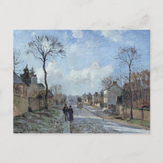 Camille Pissarro | Der Weg nach Louveciennes, 1872 Postkarte (Vorderseite)