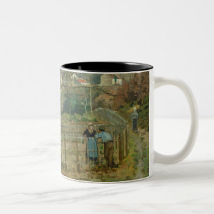 Camille Pissarro der Zaun, 1872 (Öl auf Zweifarbige Tasse