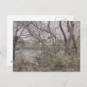 Camille Pissarro | Die Banken des Oises Postkarte (Vorne/Hinten)