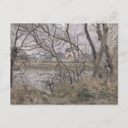 Camille Pissarro | Die Banken des Oises Postkarte (Vorderseite)
